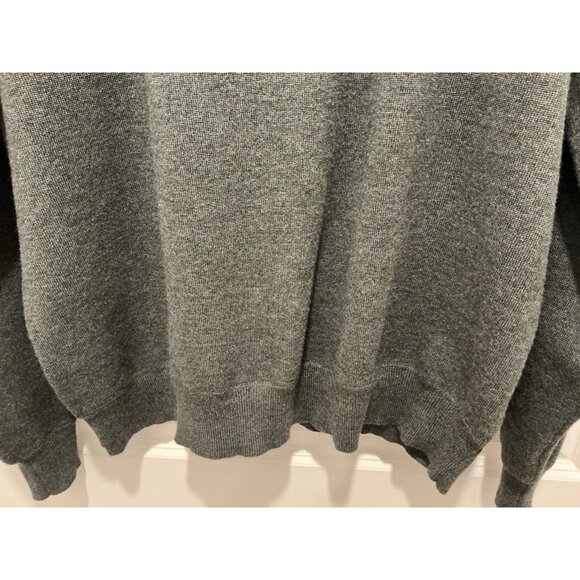 Vineyard Vines 1/4 Zip Pull Over Large Long Sleeve Blue & Gray Sweater - Picture 5 of 9